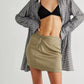 Free People - Night Dreamer Twist Mini Skirt
