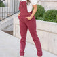 Judy Blue - High Waist Garment Dyed Boyfriend Double Cuff Overalls