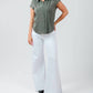 Lola & Sophie - Women's Hybrid Cap Sleeve Shirt