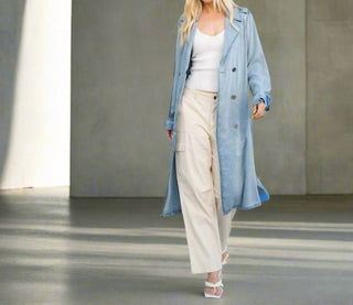 26 International - Windy City Tencel Trench Coat
