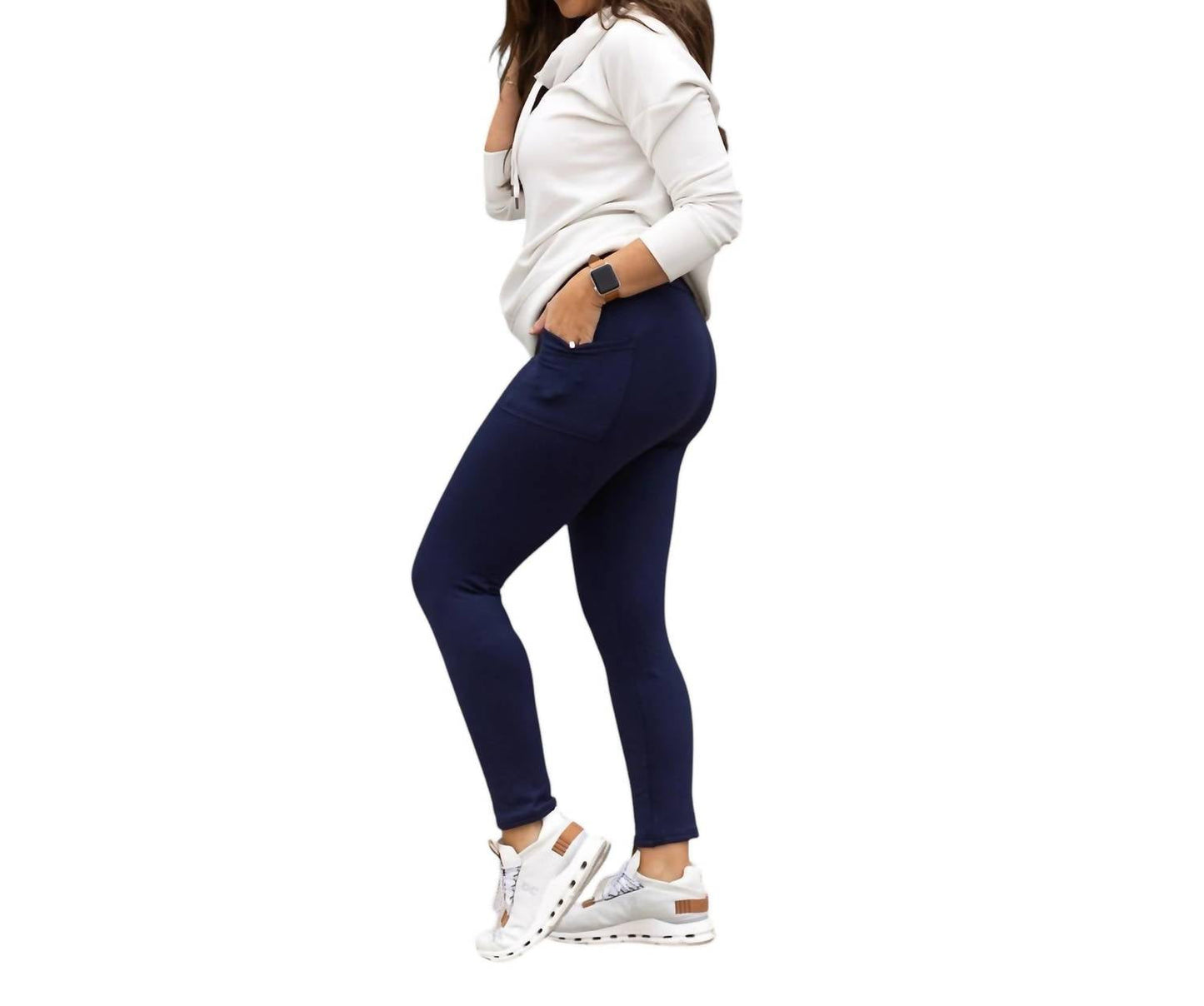 Julia Rose - FLEECE Full Length Leggings with Pocket