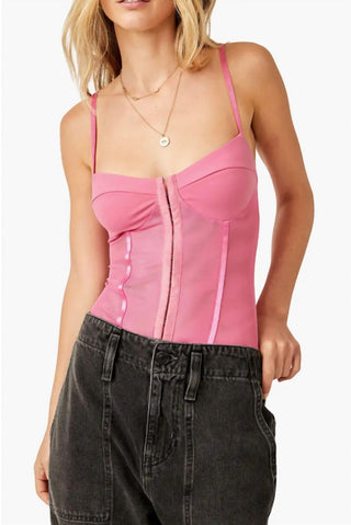 Free People - Night Rhythm Corset Bodysuit