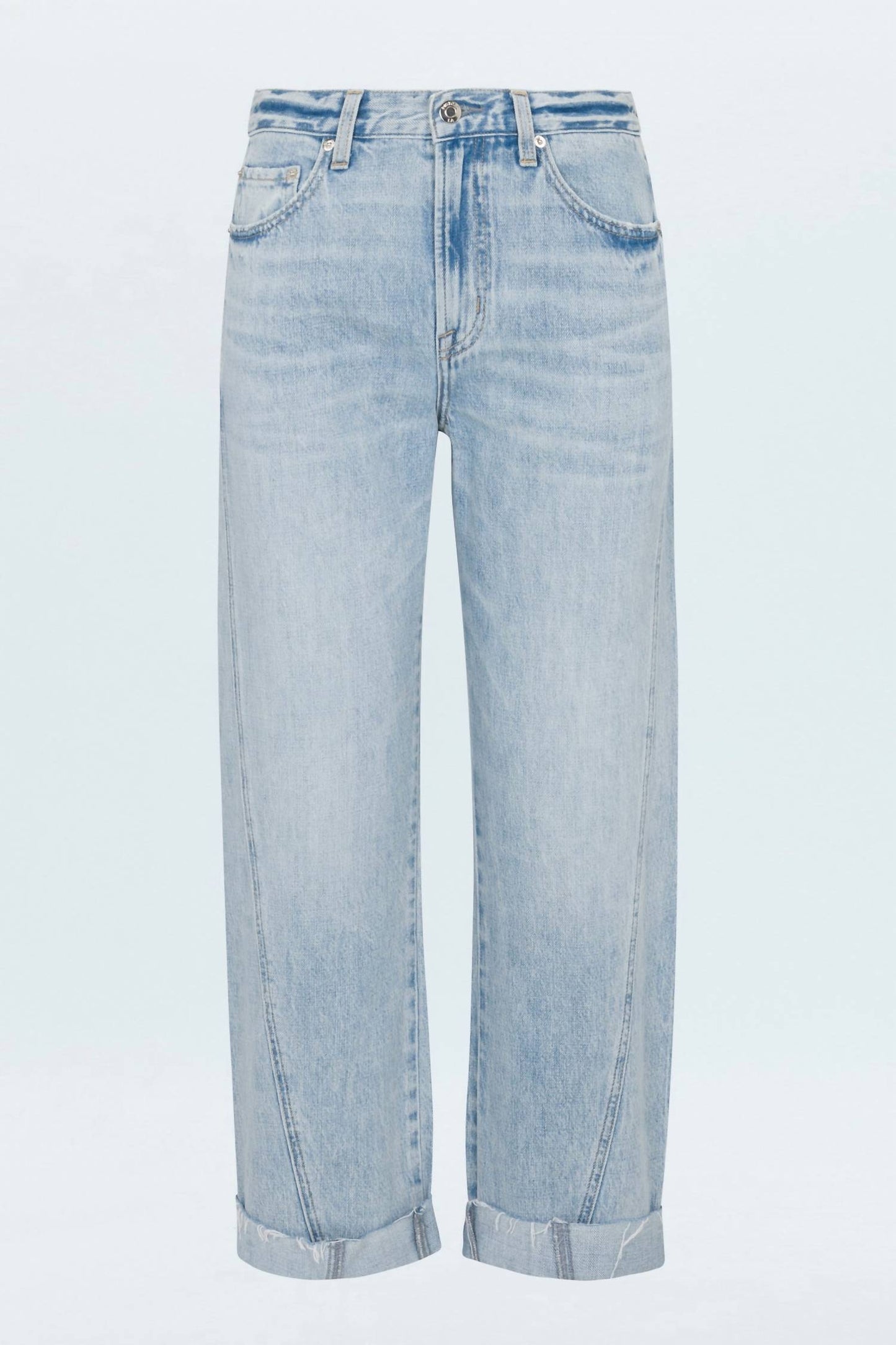 Pistola - Mid Rise Cuffed Straight Jean