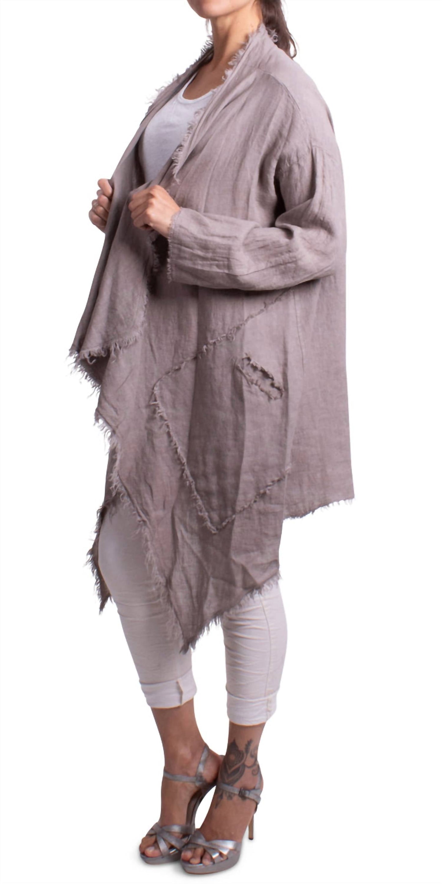 Gigi Moda - Aisha Linen Cardigan