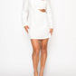 A.C.G. Los Angeles - Elegant Cut Out in Long Sleeve Mini Dress