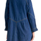 Elan - Button Down Denim Long Sleeve Dress