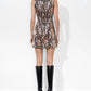 Alice + Olivia - Clyde Snake Aline Fitted Shift Dress