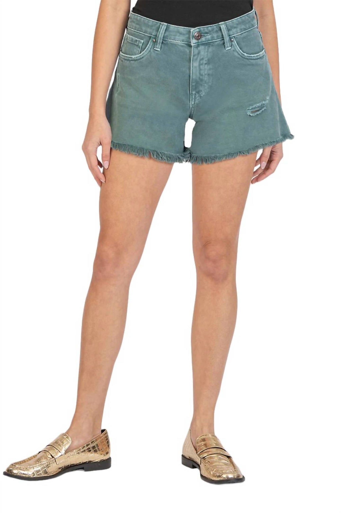 Kut From The Kloth - Jane High Rise Long Inseam Shorts
