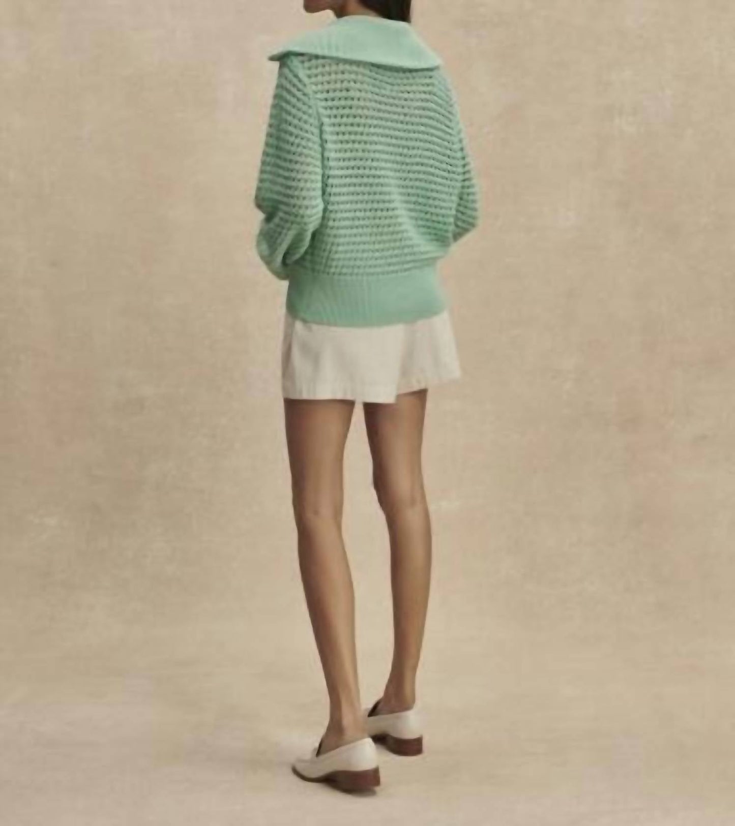 Varley - Eloise Full Zip Knit Sweatshirt