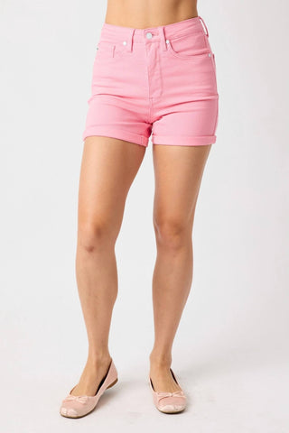 Judy Blue - High Waist Dyed Short