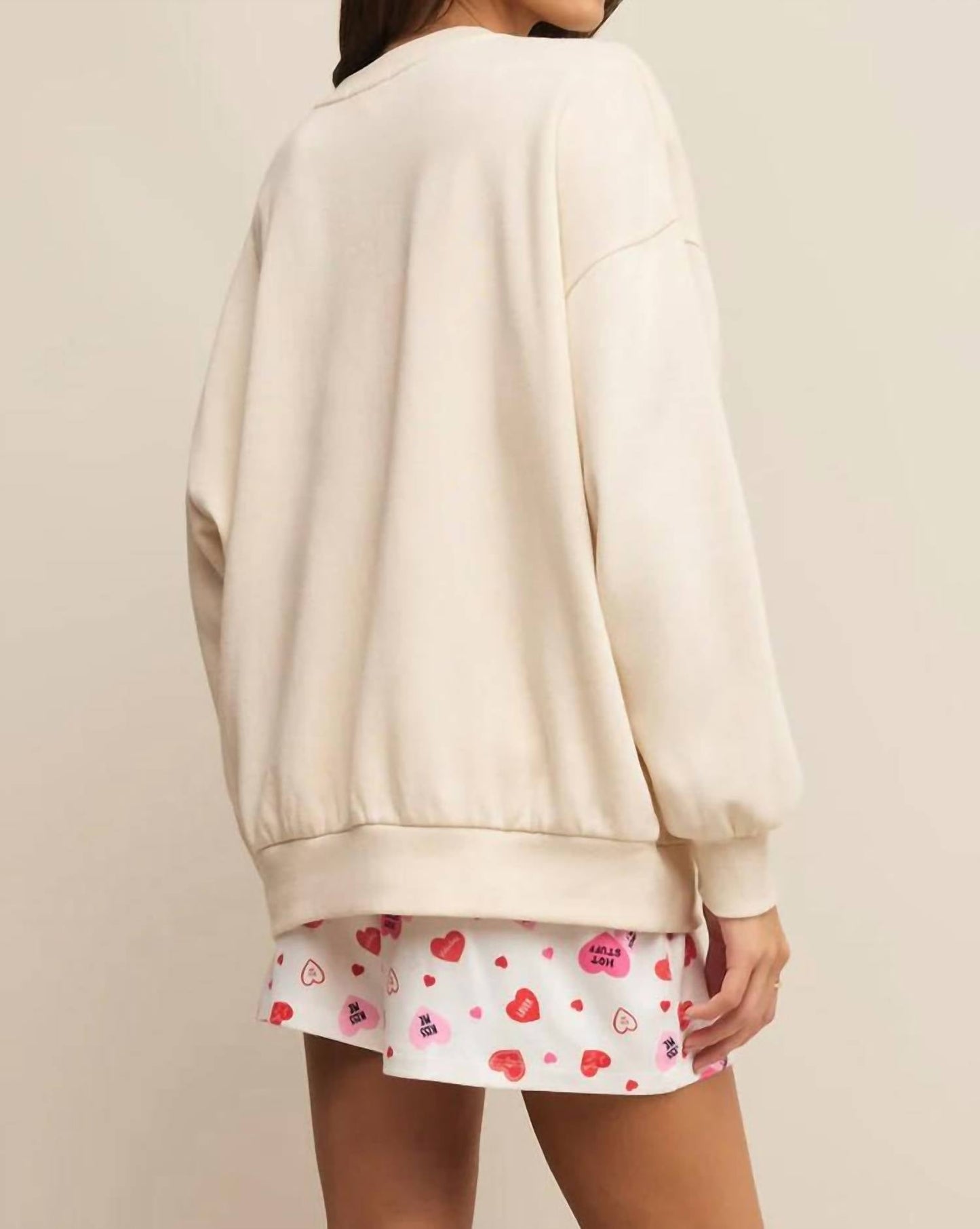 Z Supply - Heart Oversized Sweatshirt