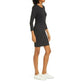 Atm - Pima Cotton Long Sleeve Bodycon Dress