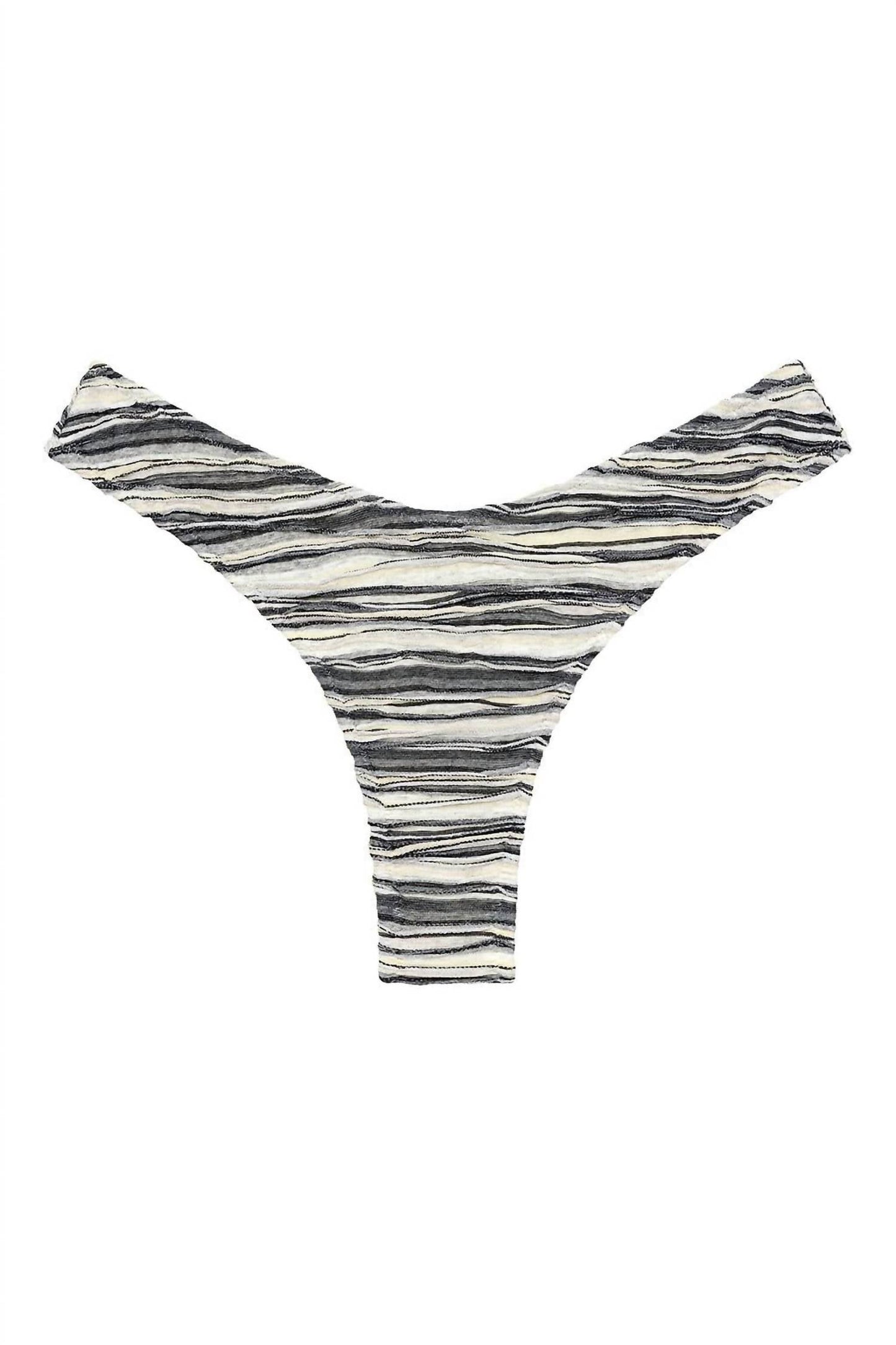 Montce - Added Coverage Lulu Zig-zag Stitch Bikini Bottom