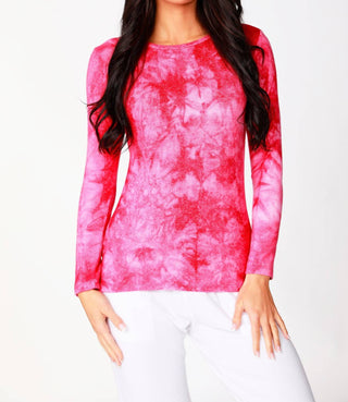 French Kyss - Soft Stretch Basic Tie Dye Tee