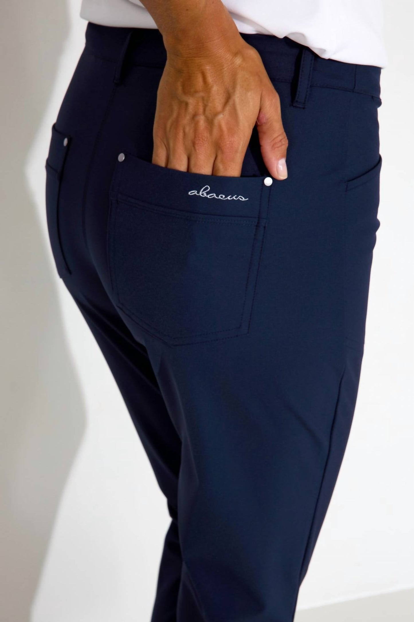 Abacus Sportswear Us - Elite High Waist 4-ways Stretch Golf Trousers