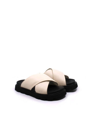 Ugg - Women's Capitelle Crossband Leather Slide Sandal