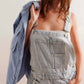 Free People - We The Free Good Luck Striped Overalls