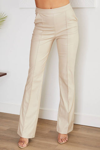 Venti6 - Faux Leather Pants