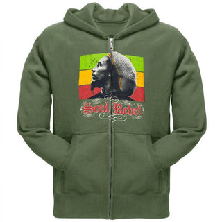 Bob Marley - Men's Rebel Zip Hoodie