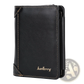 Baellerry Men's Trifold Pu Leather Zipper Wallet with 14 Card Slots