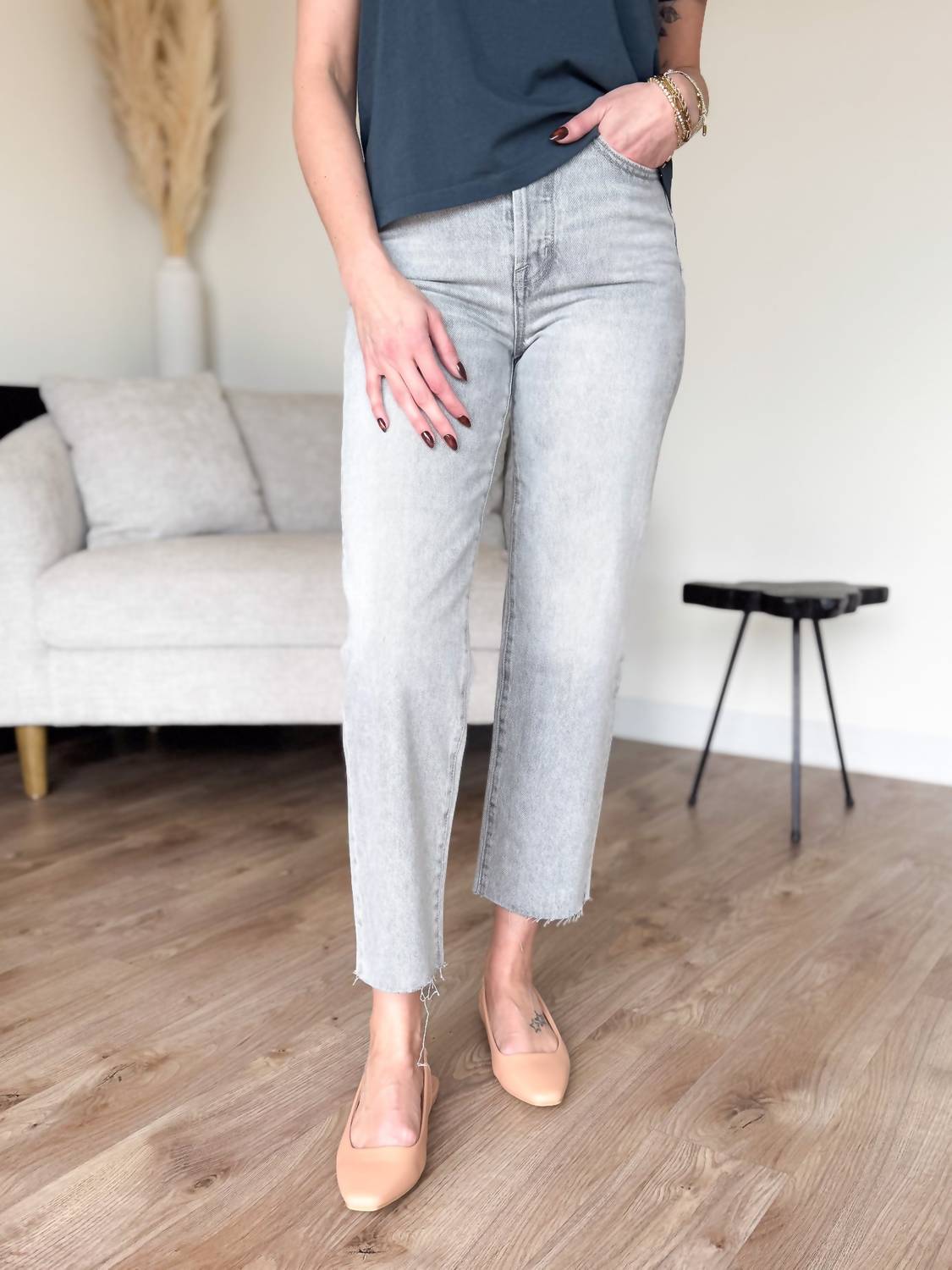 Pistola - Emile Super High Rise Straight Jeans