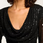 Ramy Brook - Leon Beaded Cowl Neck Top