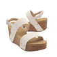 Volatile - Women's Summerlove Linen Strap Wedge Sandal