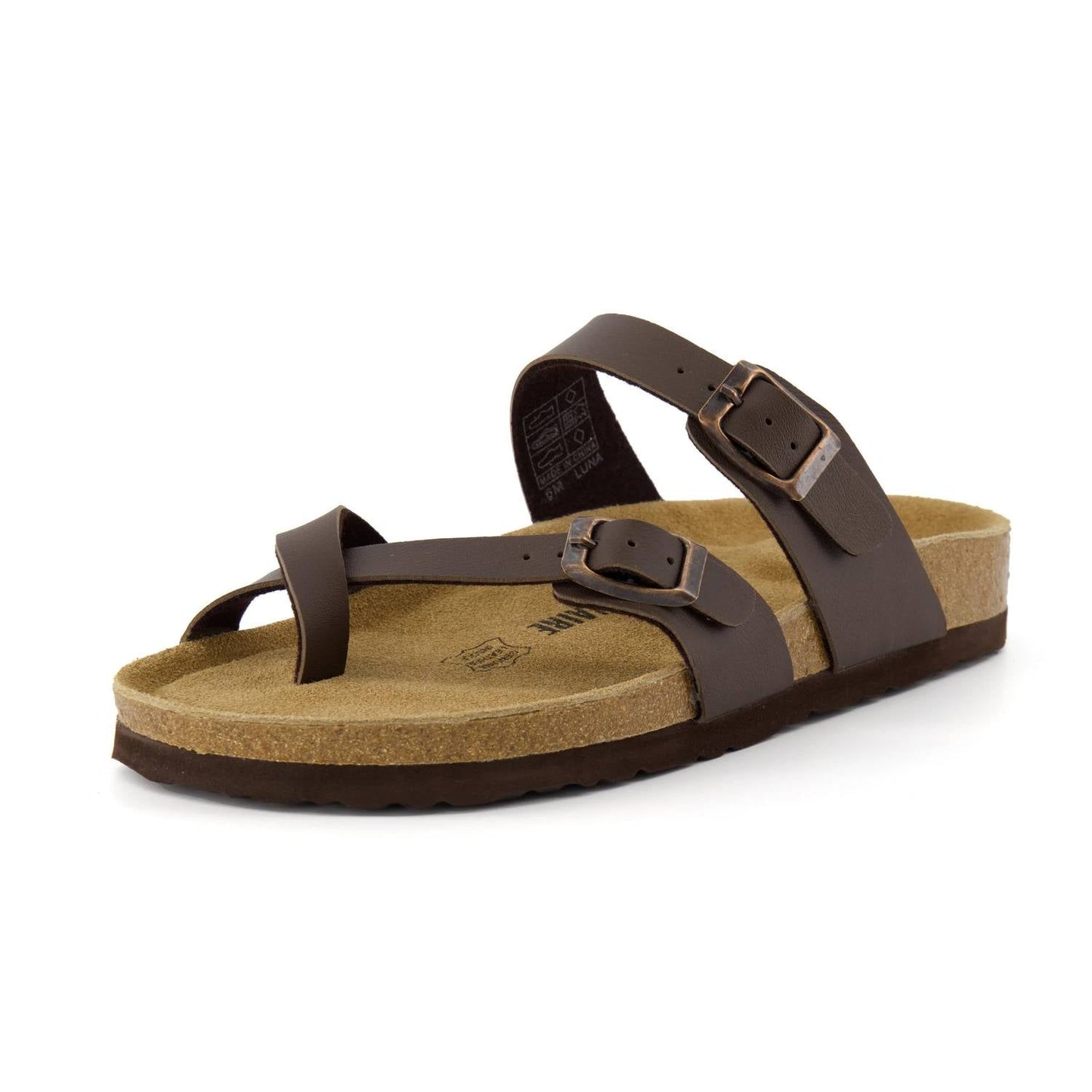 Cushionaire - Women's Luna Cork Footbed Sandals