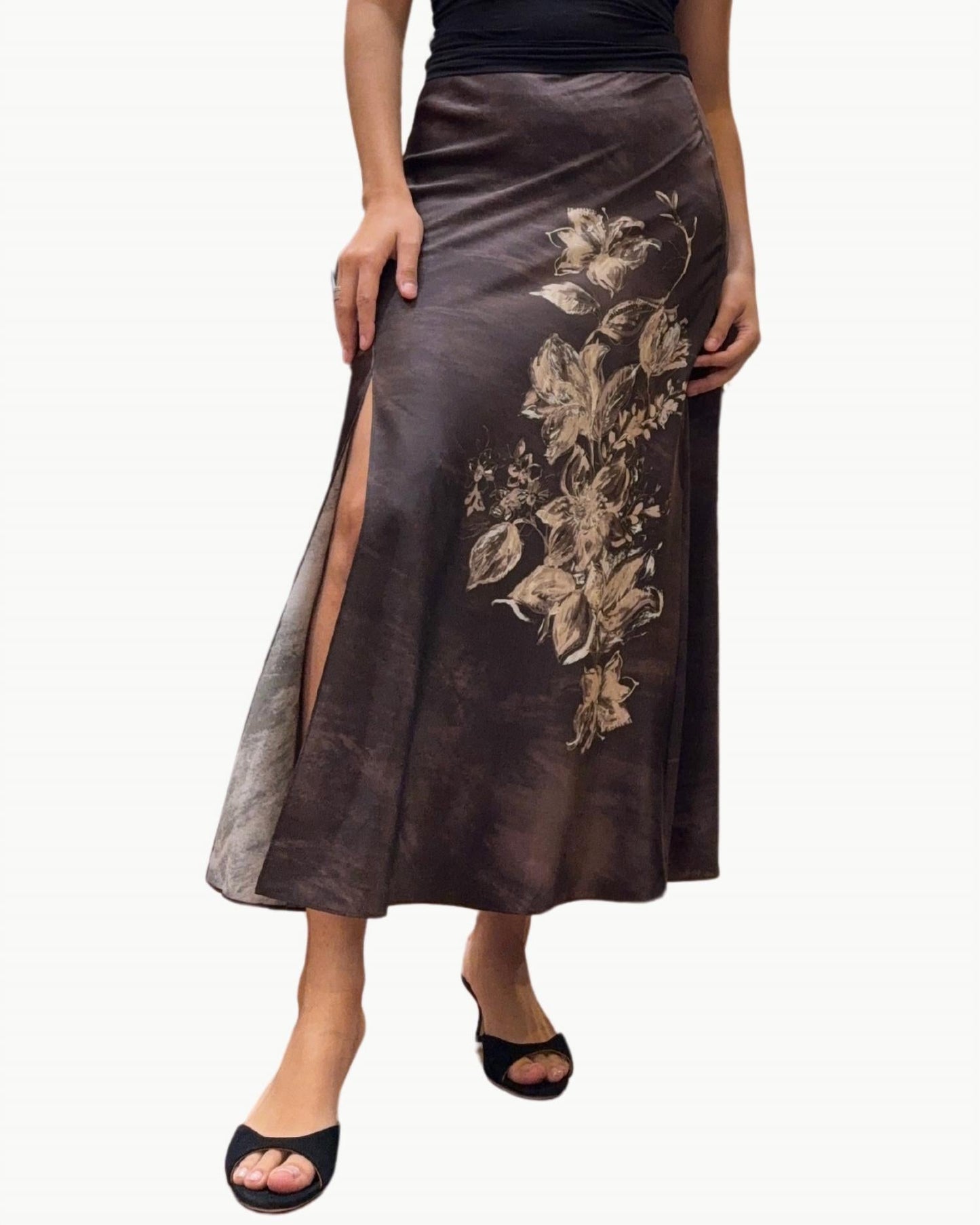 Go By Go Silk - Slit Difference Skirt