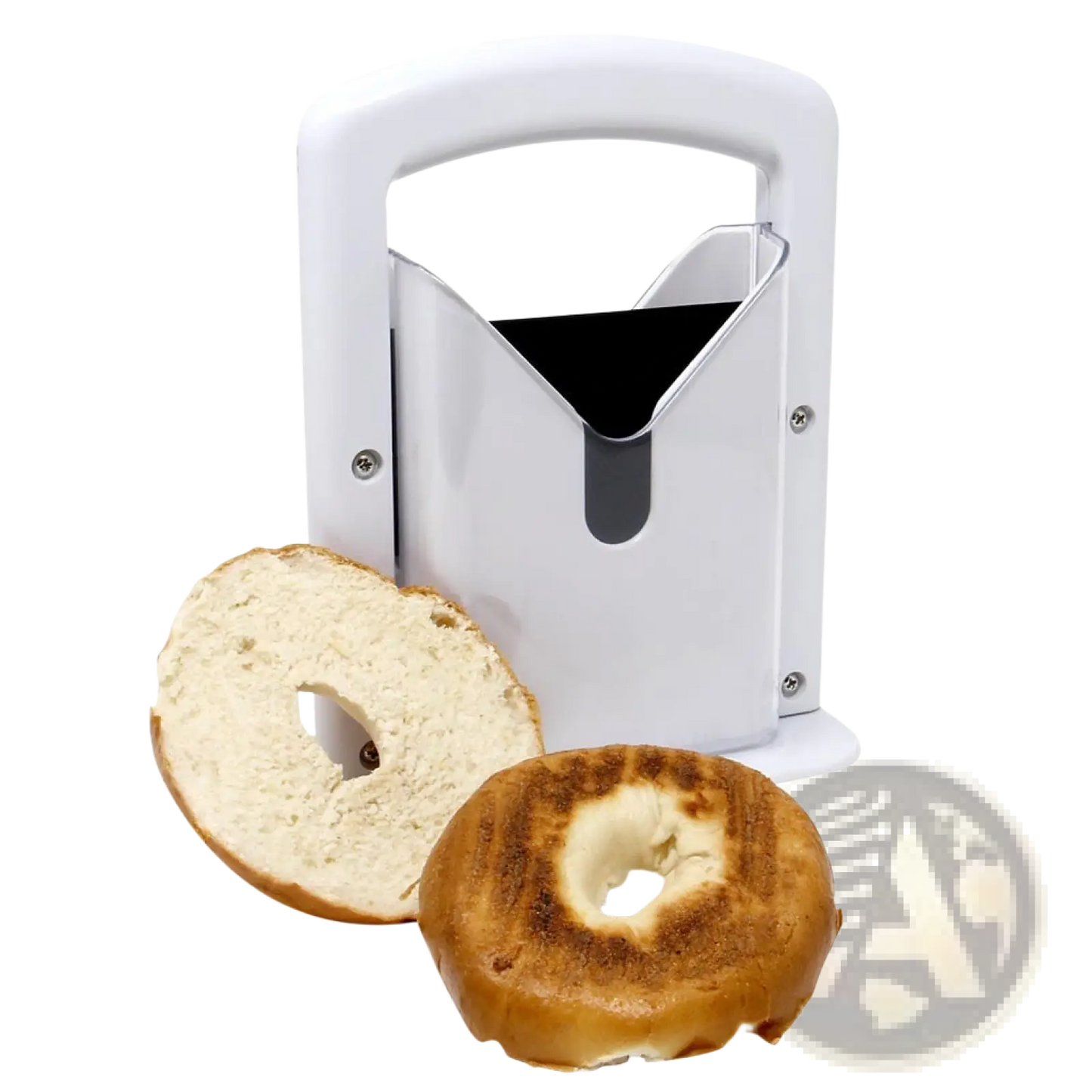 Bagel Slicer Guillotine with Safety Guard and Blade