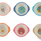 Bamboo Fiber Baby Bowls Cartoon Animal Feeding Dishes