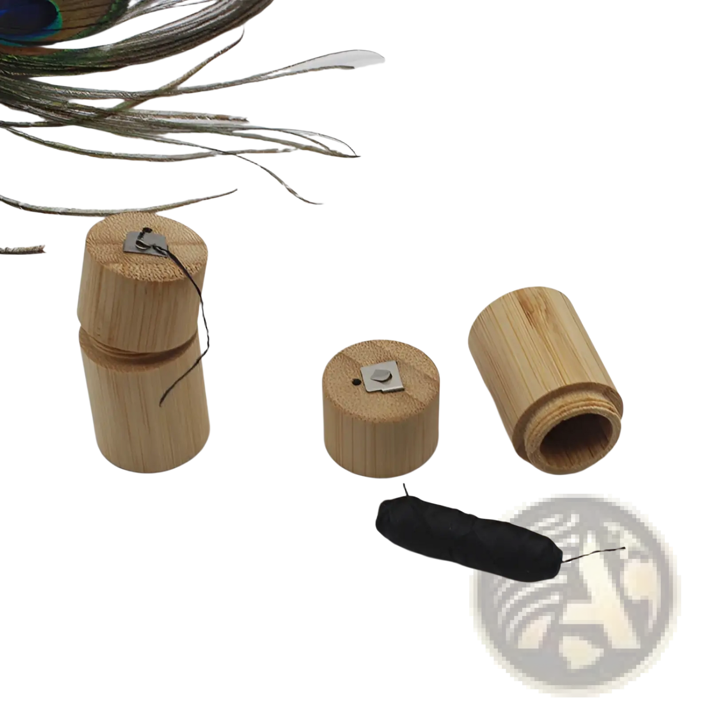 Bamboo Floss Tube Portable Biodegradable Case