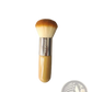 Bamboo Makeup Brush Set with Orange Gradient Bristles