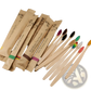 Bamboo Toothbrush Set 10 Pack Soft Bristle Eco Friendly