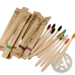 Bamboo Toothbrush Set 10 Pack Soft Bristle Eco Friendly