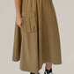 Aaron & Amber - Cotton Cargo Maxi Skirt