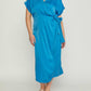 Entro - Satin Wrap Dress