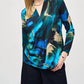 Joseph Ribkoff - Silky Knit Abstract Top