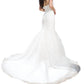 Justin Alexander - Beaded Lace Mermaid Dress