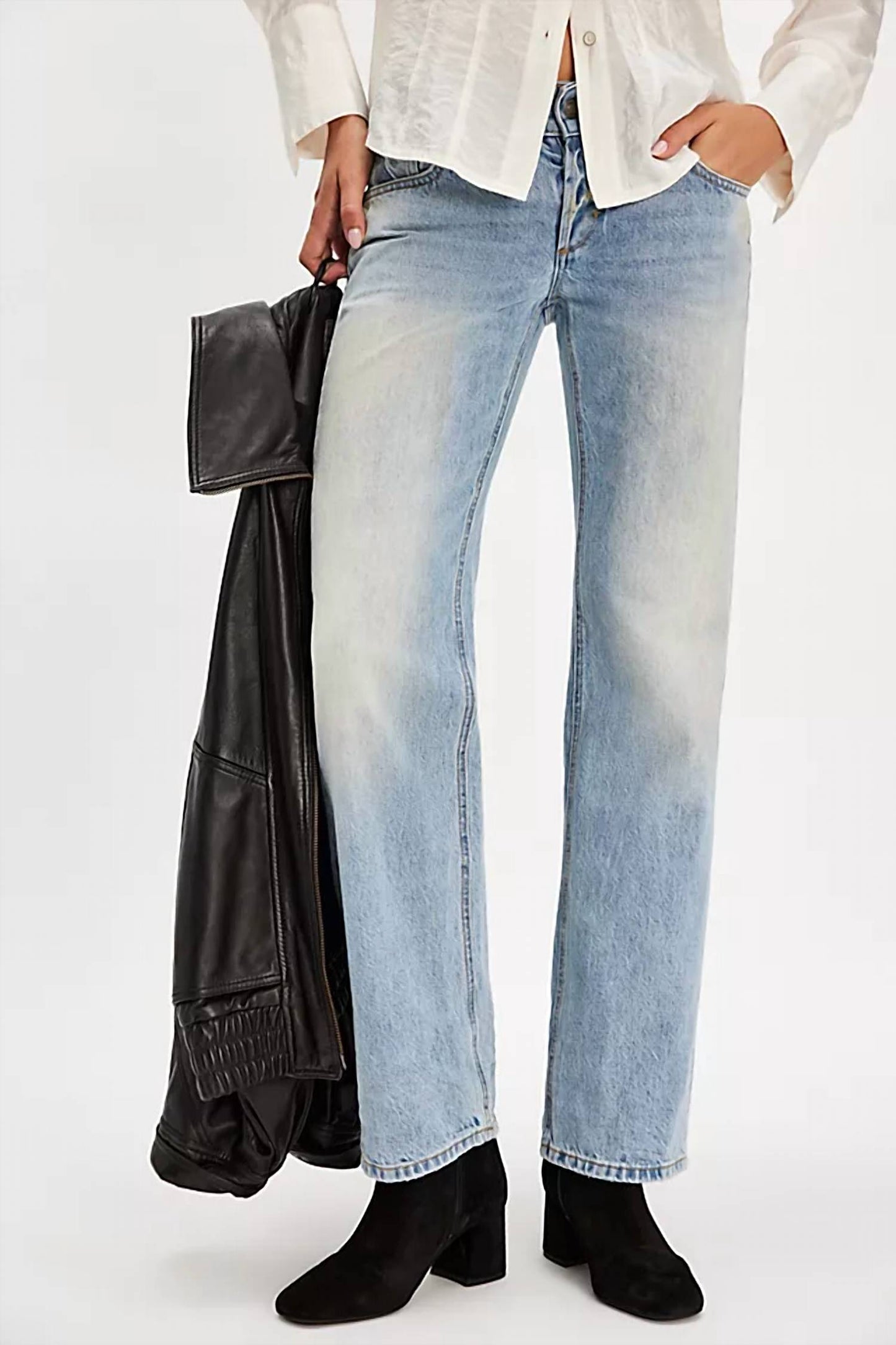 Free People - Wisteria Suede Ankle Boot
