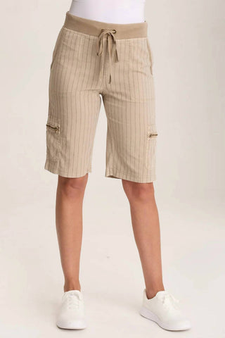 Xcvi - Favian Bermuda Pinstripe Shorts