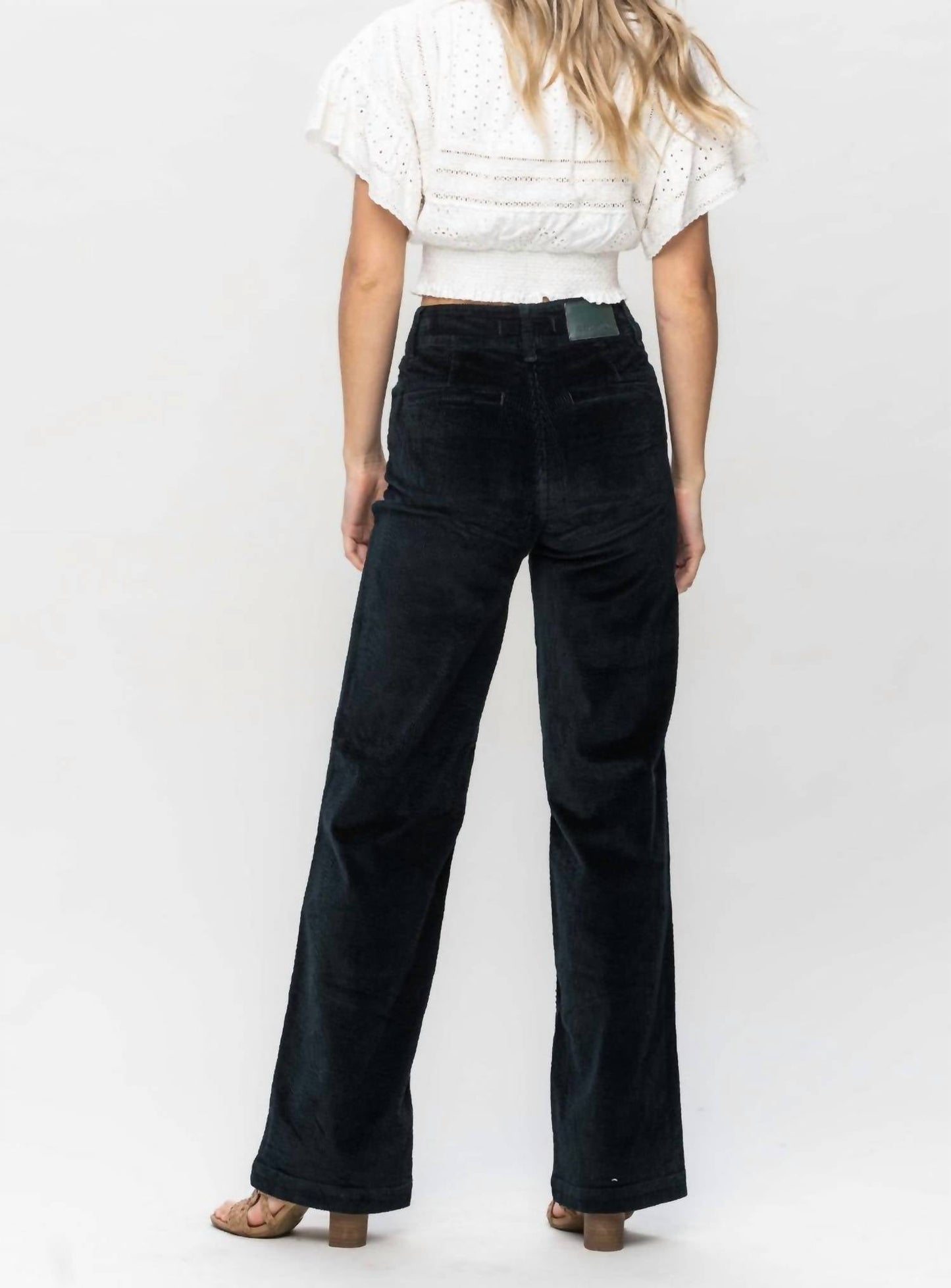 Judy Blue - High Waist Overdyed Corduroy Trouser