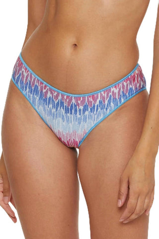 Becca - Joshua Tree Halter Top And Shirred American Bikini Bottom Set