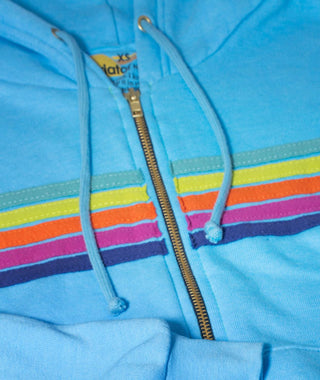 Aviator Nation - 5 Stripe Zip Hoodie