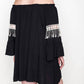 Umgee - Bell Sleeve Boho Chic Dress