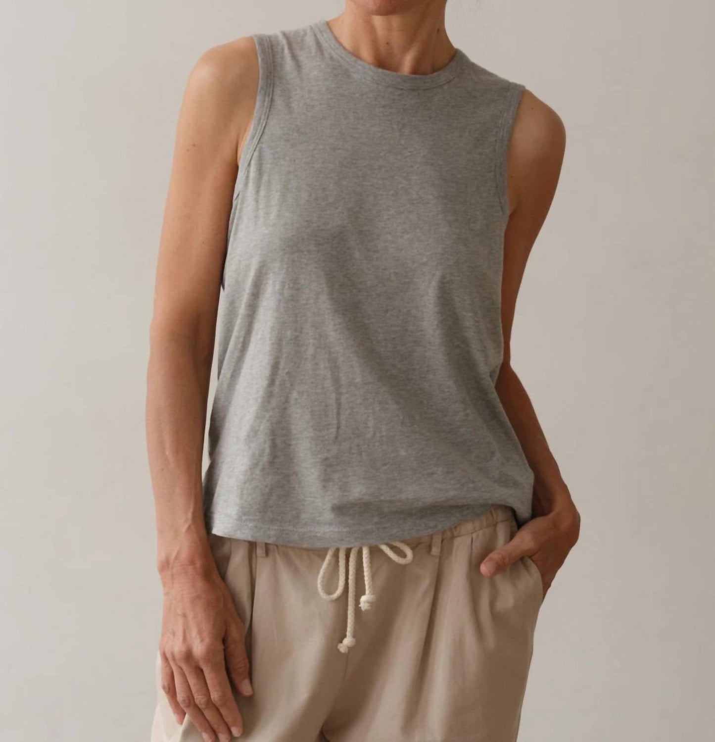 Donni. - Jersey Muscle Tank Top