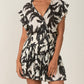 Elan - Short Sleeve Smock Waist Dress