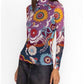 Johnny Was - REBECCA MESH MOCK NECK TEE