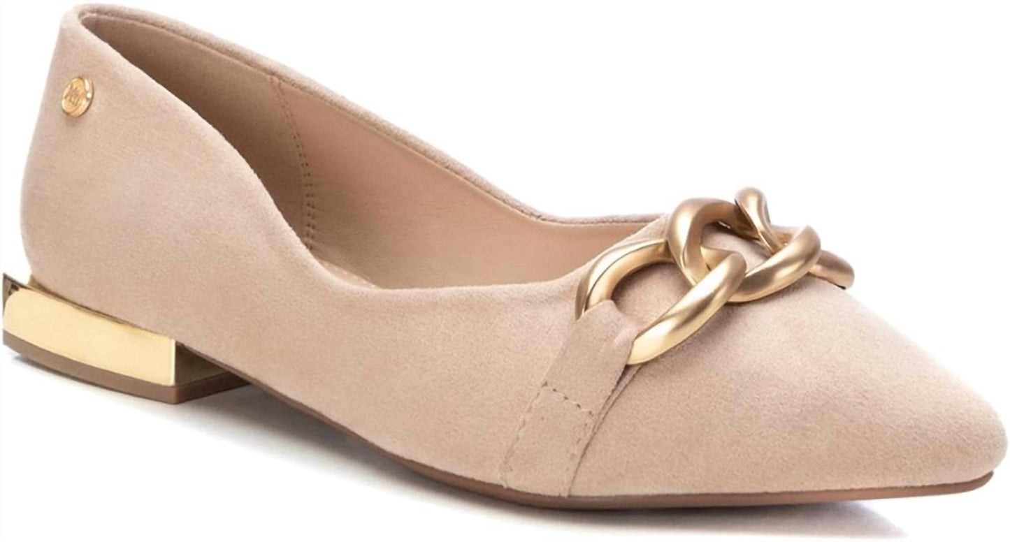 Xti - Women's Suede Ballet Flats Shoes