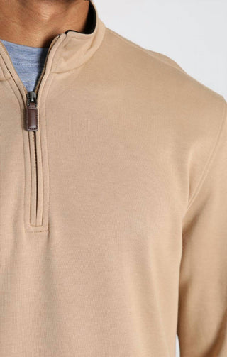 Jachs New York - Cotton Modal Blend Quarter Zip Sweater